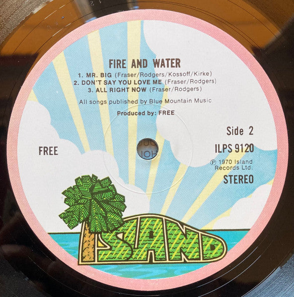 Free : Fire And Water (LP, Album, RE)