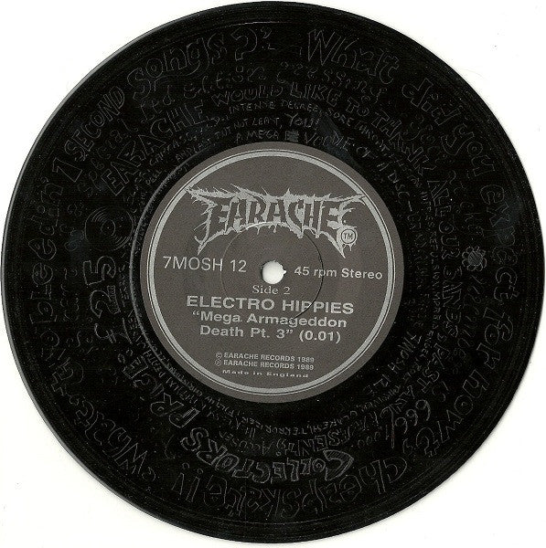 Various : Grindcrusher - The Earache Sampler (LP, Comp, Smplr + 7", Single, Etch + Ltd)