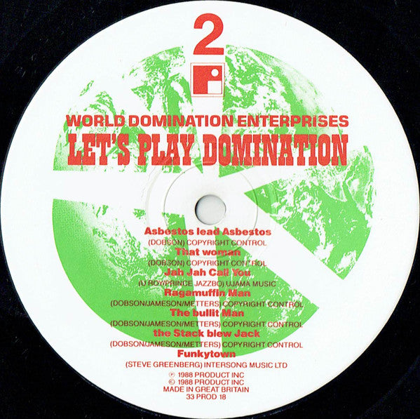 World Domination Enterprises : Let's Play Domination (LP, Album)