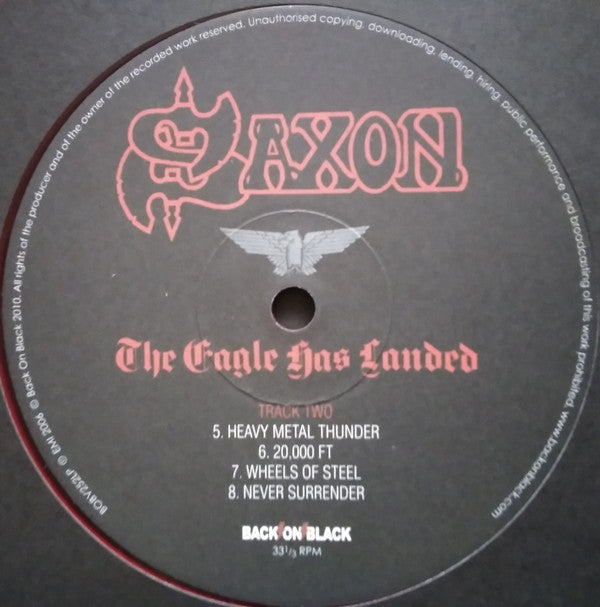Saxon : The Eagle Has Landed (Live) (2xLP, Album, Ltd, RE, Red)