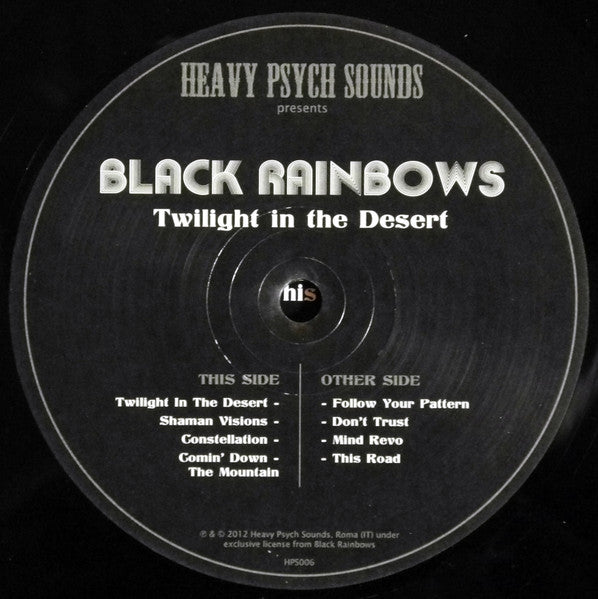 Black Rainbows : Twilight In The Desert (LP, Album, Ltd, 180)