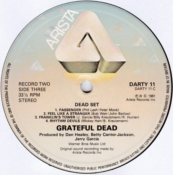 The Grateful Dead : Dead Set (2xLP, Album, Gat)