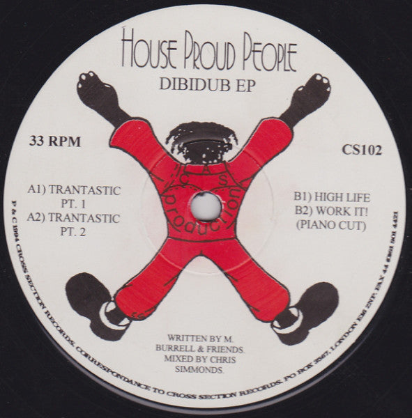 House Proud People : Dibidub EP (12", EP)
