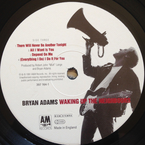 Bryan Adams : Waking Up The Neighbours (2xLP, Album)