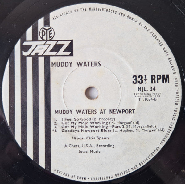 Muddy Waters : Muddy Waters At Newport 1960 (LP, Album, Mono)
