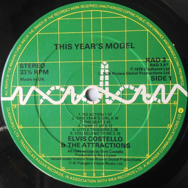 Elvis Costello : This Year's Model (LP, Album, Ast)