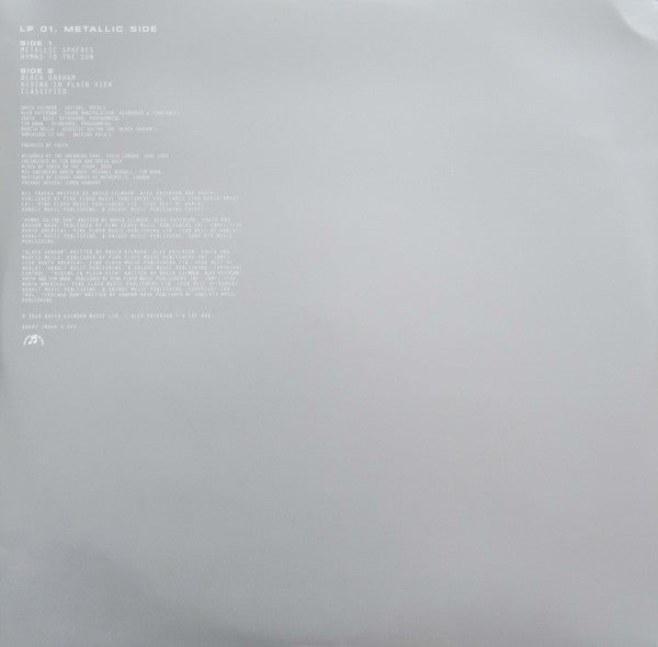 The Orb Featuring David Gilmour : Metallic Spheres (2xLP, Album, Gat)