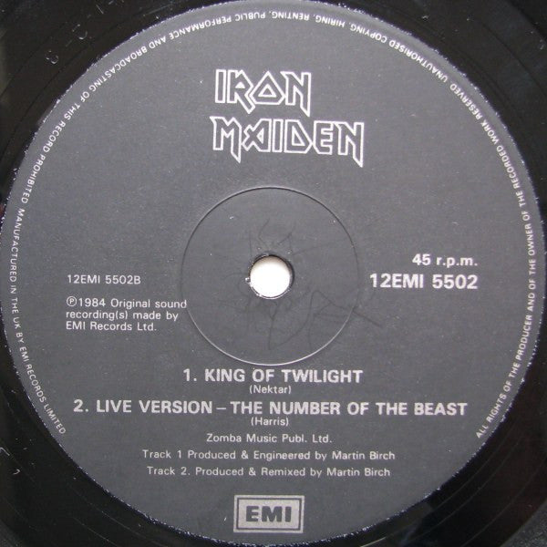 Iron Maiden : Aces High (12", Single)