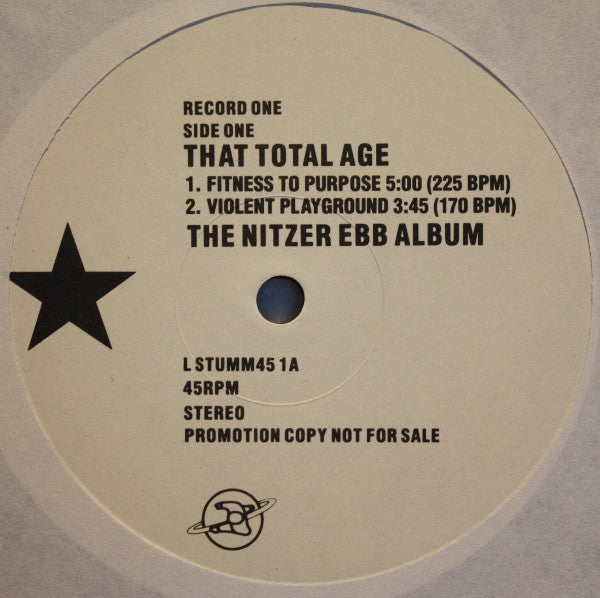 Nitzer Ebb : That Total Age (2x12", Album, Promo)
