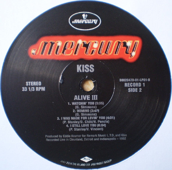 Kiss : Alive III (2xLP, Album, RE, 180)