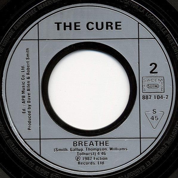 The Cure : Just Like Heaven (7", Single, Bla)