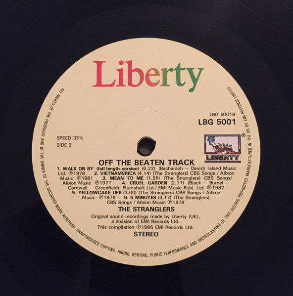 The Stranglers : Off The Beaten Track (LP, Comp)