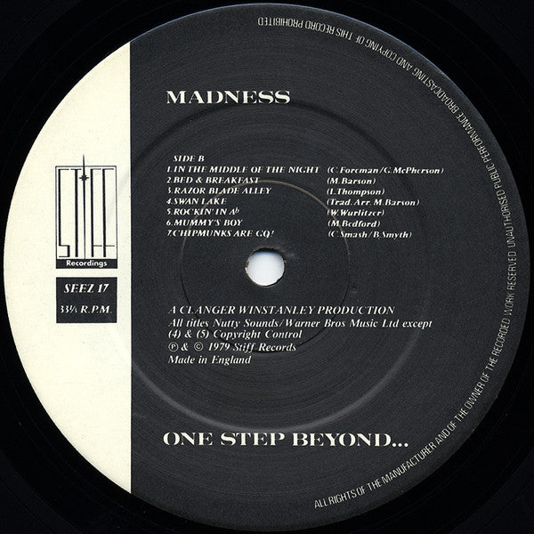 Madness : One Step Beyond... (LP, Album, M/Print, RP)