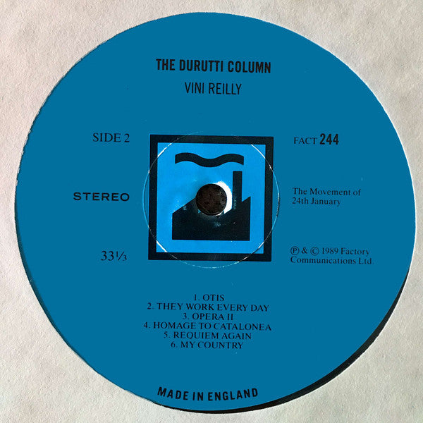 The Durutti Column : Vini Reilly (LP, Album)