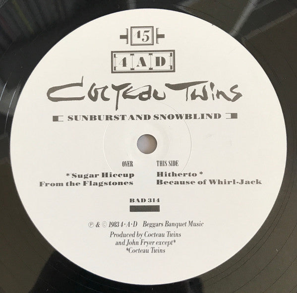 Cocteau Twins : Sunburst And Snowblind (12", EP, Sat)