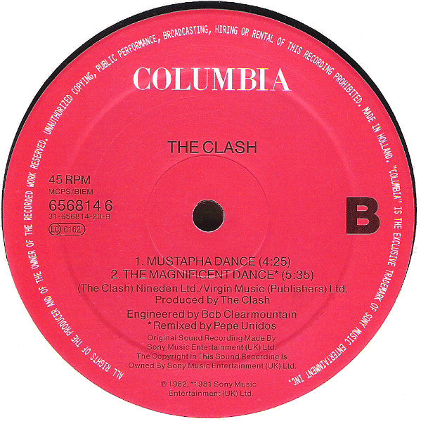 The Clash : Rock The Casbah (12")