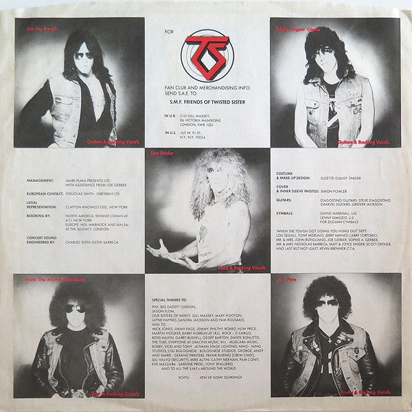 Twisted Sister : You Can't Stop Rock 'N' Roll (LP, Album)