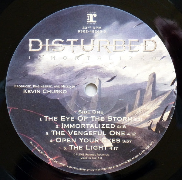 Disturbed : Immortalized (LP + LP, S/Sided, Etch + Album)