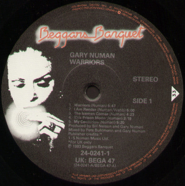 Gary Numan : Warriors (LP, Album)