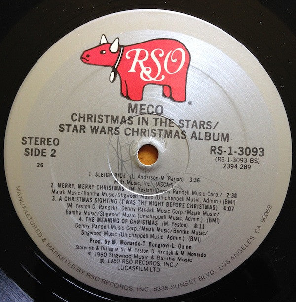Meco Monardo : Christmas In The Stars: Star Wars Christmas Album (LP, Album, Sil)