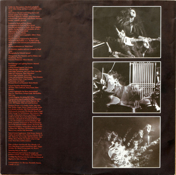 Rush : Moving Pictures (LP, Album, RE)