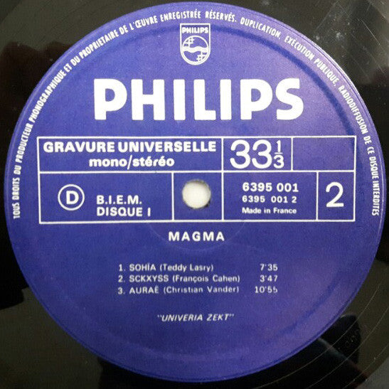 Magma (6) : Magma (2xLP, Album)