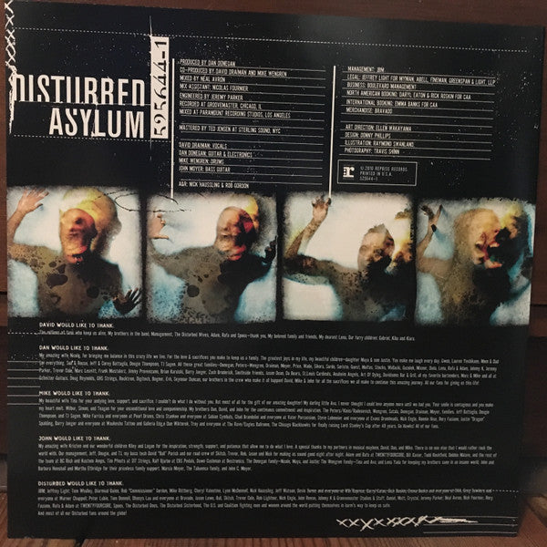 Disturbed : Asylum (LP, Album, Cle + CD, Album)