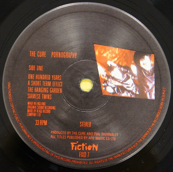 The Cure : Pornography (LP, Album, RE, Ins)