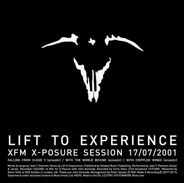 Lift To Experience : Xfm X-Posure Session 17/07/2001 (12", Ltd)