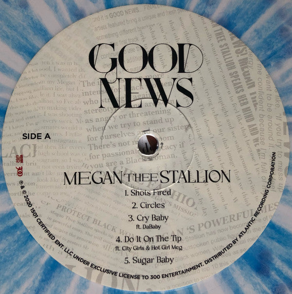 Megan Thee Stallion : Good News (2xLP, Album, Ltd, Whi)