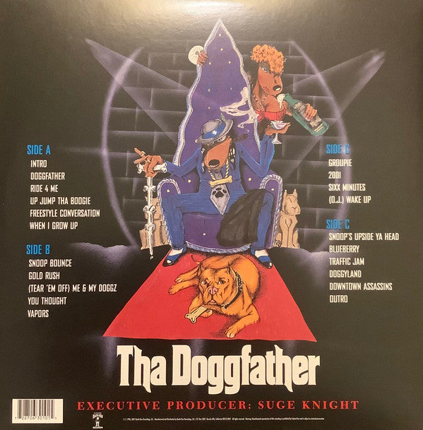 Snoop Dogg : Tha Doggfather (2xLP, Album, Ltd, RE, Bla)