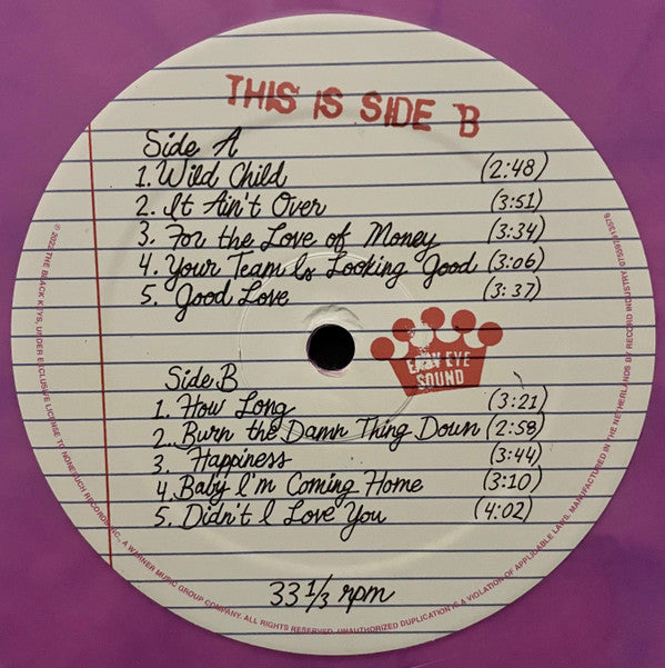 The Black Keys : Dropout Boogie (LP, Album, Ltd, Pin)