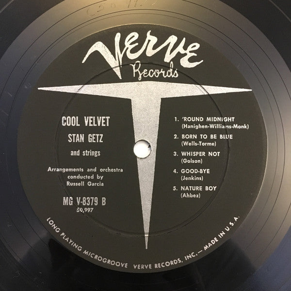 Stan Getz And Strings : Cool Velvet (LP, Album, Mono, RP, Hol)