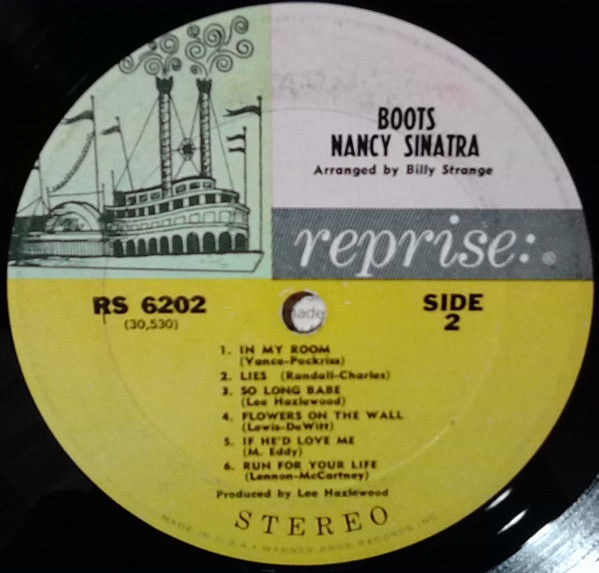 Nancy Sinatra : Boots (LP, Album, Jac)