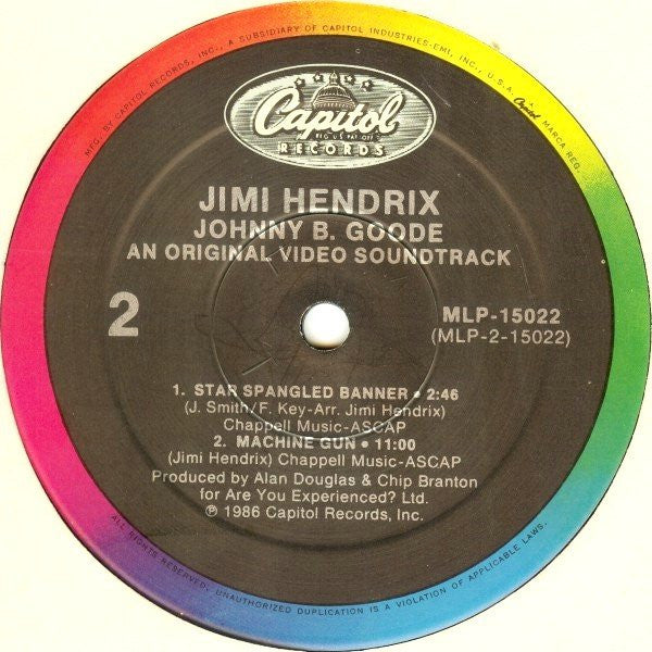 Jimi Hendrix : Johnny B. Goode (An Original Video Soundtrack) (12", MiniAlbum)