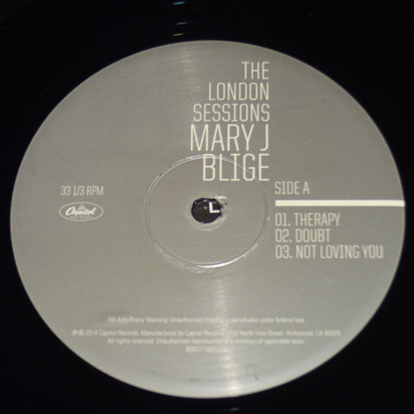 Mary J. Blige : The London Sessions (2xLP, Album, Gat)
