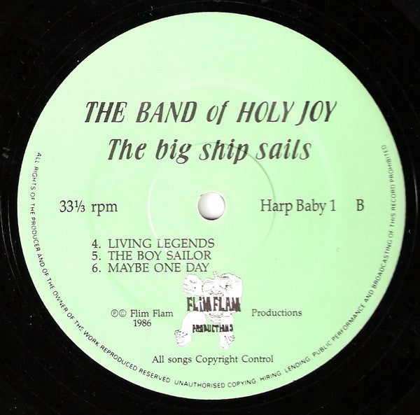 Band Of Holy Joy : The Big Ship Sails (10", MiniAlbum)