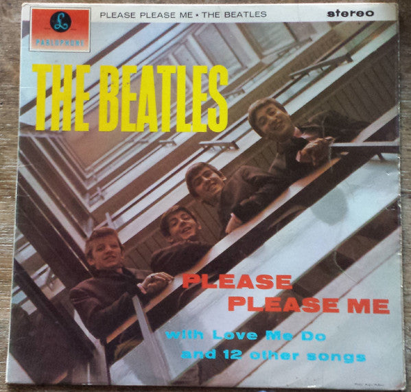 The Beatles : Please Please Me (LP, Album, RP, Med)