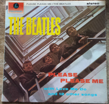 The Beatles : Please Please Me (LP, Album, RP, Med)