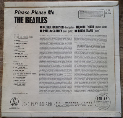 The Beatles : Please Please Me (LP, Album, RP, Med)