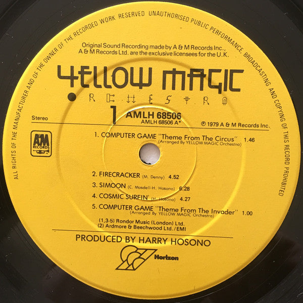 Yellow Magic Orchestra : Yellow Magic Orchestra (LP, Album)