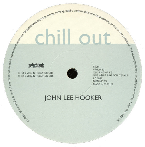John Lee Hooker : Chill Out (LP, Album)