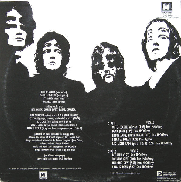 Nazareth (2) : Nazareth (LP, Album, RE)