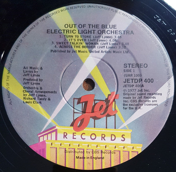 Electric Light Orchestra : Out Of The Blue (2xLP, Album, Gat)