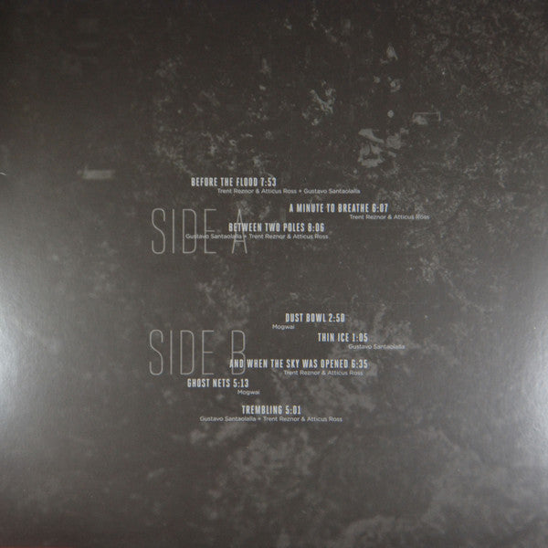 Trent Reznor & Atticus Ross, Gustavo Santaolalla, Mogwai : Before The Flood (Music From The Motion Picture) (2xLP + LP, S/Sided + Album, 180)