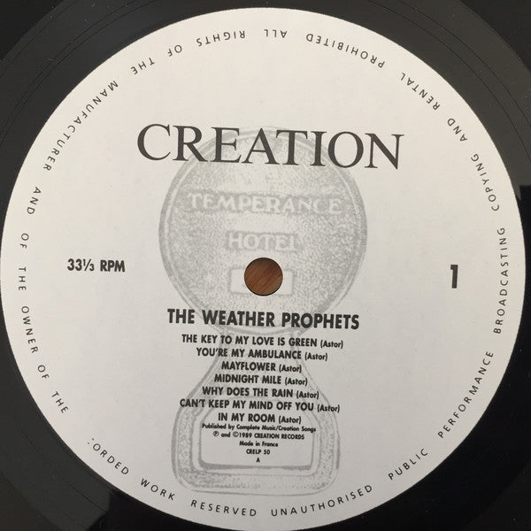 The Weather Prophets : Temperance Hotel ... (LP, Comp)