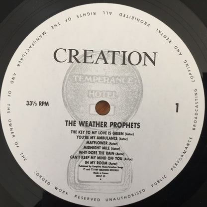 The Weather Prophets : Temperance Hotel ... (LP, Comp)