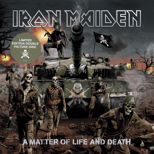 Iron Maiden : A Matter Of Life And Death (2xLP, Album, Ltd, Pic)