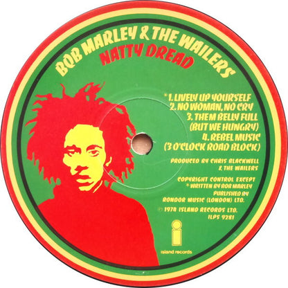 Bob Marley & The Wailers : Natty Dread (LP, Album)