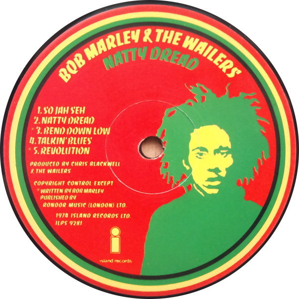 Bob Marley & The Wailers : Natty Dread (LP, Album)